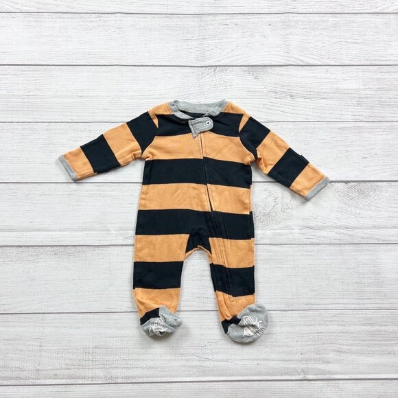 Burt’s Bees Baby Striped Pajamas - Picture 1 of 3